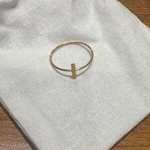 Jennifer Meyer 18K Gold Bar Ring